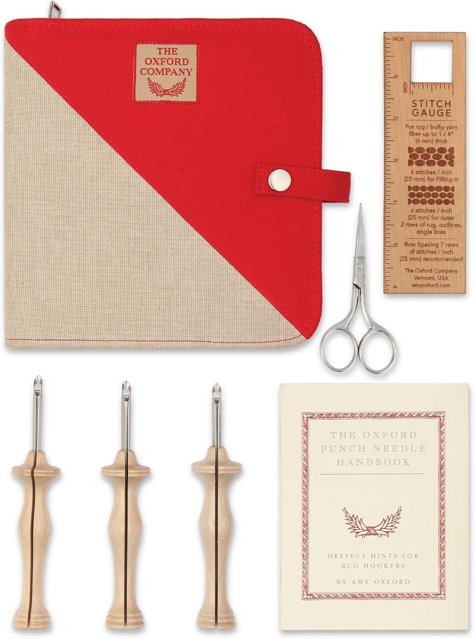 Oxford Natural Wood Regular Point Punch Needle Set (Set of 3)